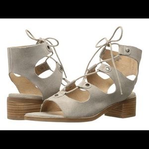 Seychelles Love Affair Sandal Grey Suede 7